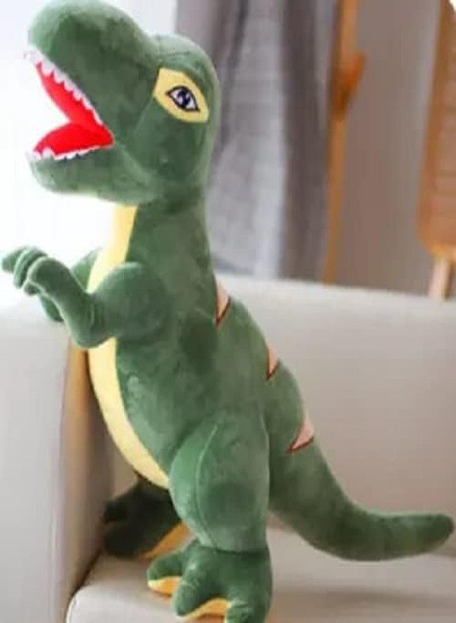 AVS Soft Toy Dinosaur Diwali Gift for Girl Kids Babies at Couple Birthdays, Anniversary, Valentine's Day, Girlfriend, Sister, Wife, Special Occasions Dipawali (Green Size 40cm) - Image 1